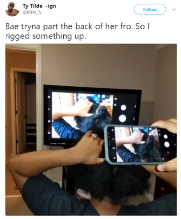 Creativity! See What Computer Engineer To His Wife (Photo)
